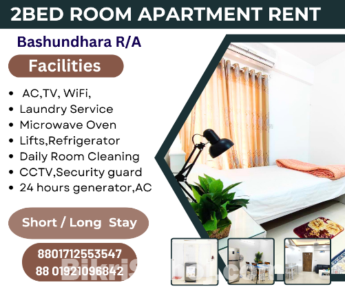 Best Premium Furnished Apartment RENT in Bashundhara R/A.